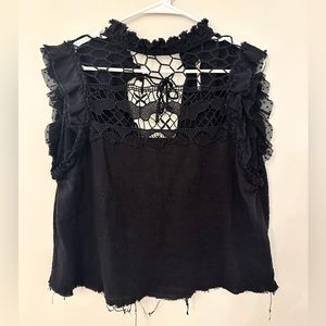 FREE PEOPLE LACE TOP